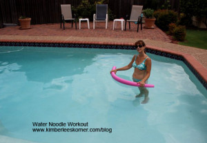 Water Noodle Workout - 15 - 20 minute workout by Kimberlees Korner