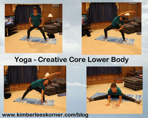 yoga creative core lower body Kimberlees Korner
