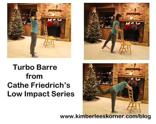 Cathe Turbo Barre workout   www.kimberleeskorner.com/blog