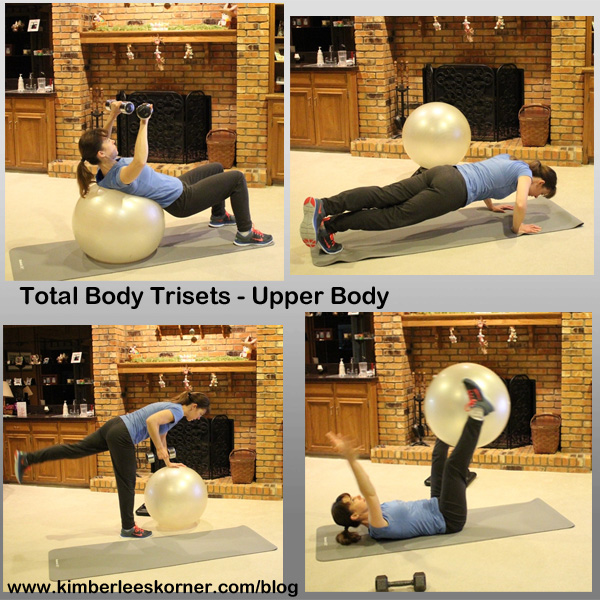 Cathe Total Body Trisets Upper Body workout  Kimberlees Korner