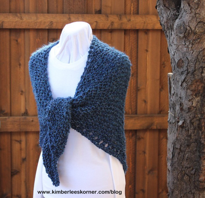 Knit Shawl made by Kimberlee from Kimberlees Korner