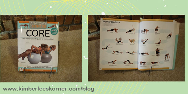 Core Workout book  Kimberlees Korner