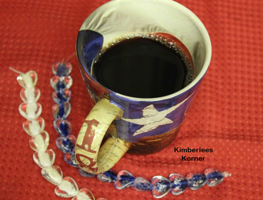 Alamo Mug and beads from trip to San Antonio
