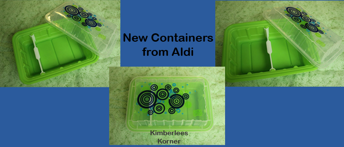 Containers from Aldi - perfect for traveling and packing a salad