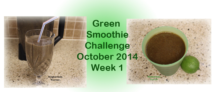 Green Smoothie Challenge wk 1
