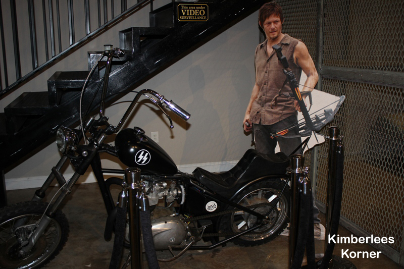Daryl's motorcycle in the Walking Dead store in Senoia, GA