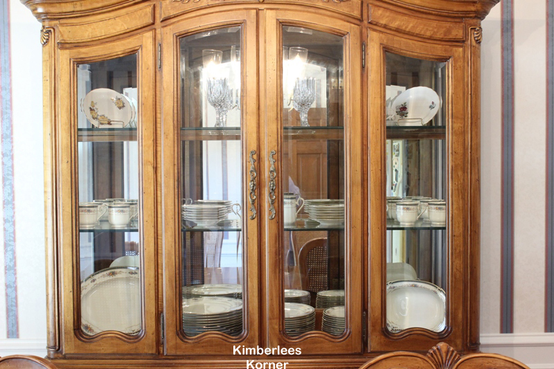 china cabinet bought at consignment store