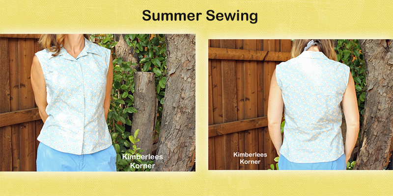 Summer Sewing McCalls Top