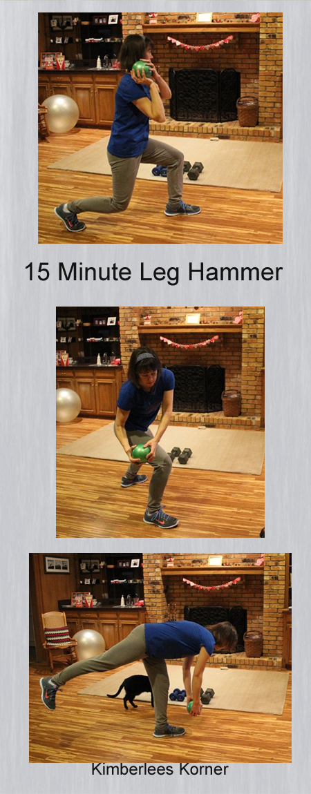 15 Minute Leg Hammer workout from Kimberlees Korner