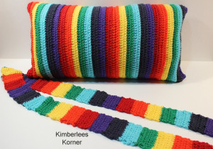 Crochet Pattern Yoga Bolster Pillow and Yoga Strap from Kimberlees Korner