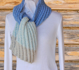 rib knit scarf pattern from kimberlees korner