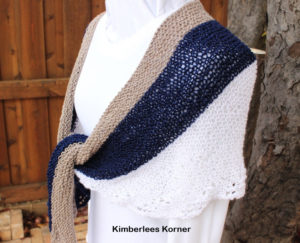 Lace Wave Knit Shawl Pattern from Kimberlees Korner