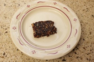 Date Energy Bars - with dried cheeries and walnuts