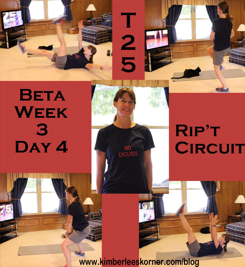 Beta round T25 week 3 Rip't Circuit  Kimberlees Korner