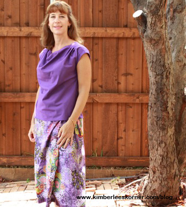 purple top sewn by kimberlee from kimberlees korner