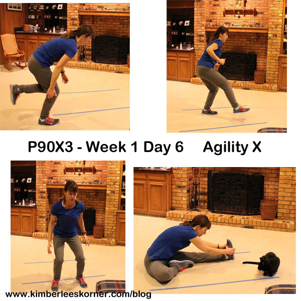 Day 6 Agility X P90X3 workout  www.kimberleeskorner.com/blog