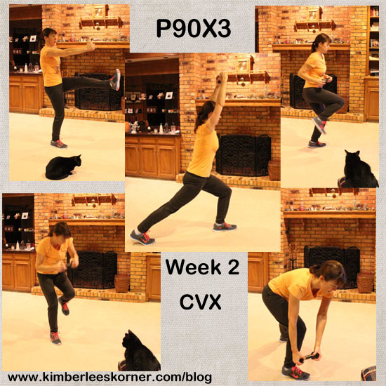 P90X3   CVX  week 2  www.kimberleeskorner.com/blog