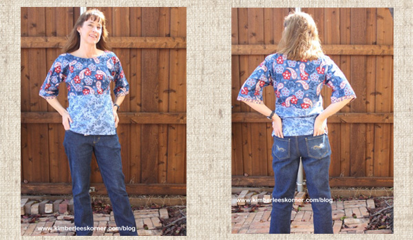 Dark Denim Jeans sewn by Kimberlee from Kimberlees Korner