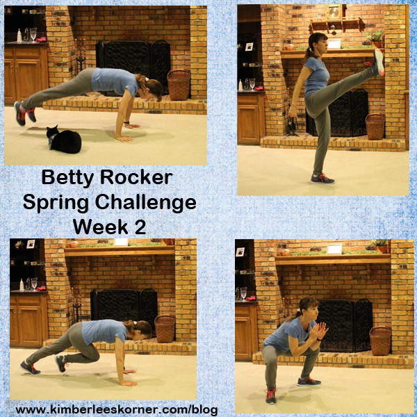 Betty Rocker Challenge wk 2 exercises  Kimberlees Korner