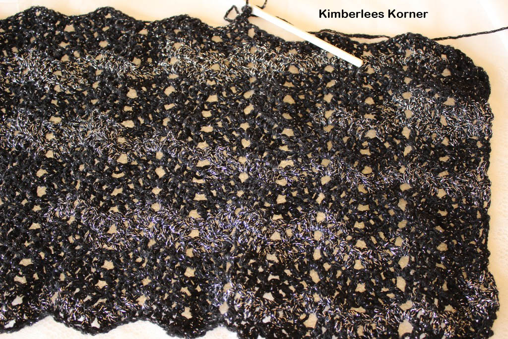 Crochet Project with Glam Stripe yarn