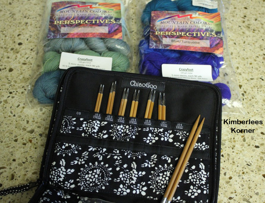 New ChiaoGoo needles and Mountain Colors yarn kits