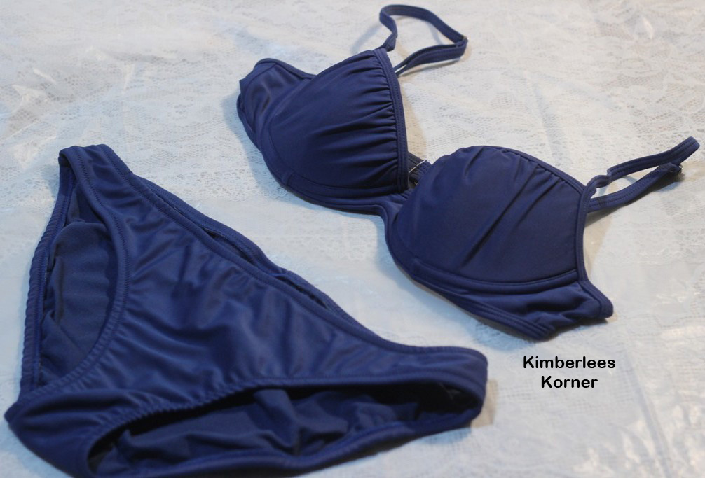 Bathing Suit with elastic replaced in bottoms