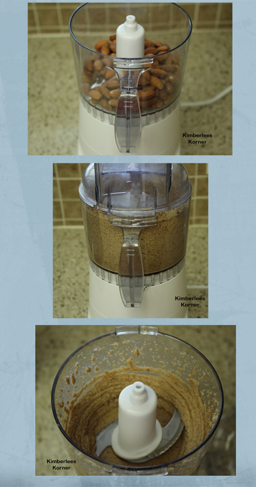 Making Almond Butter with a food processor