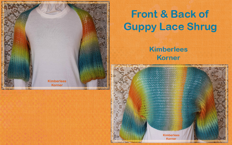 Front and Back Guppy Lace Shrug