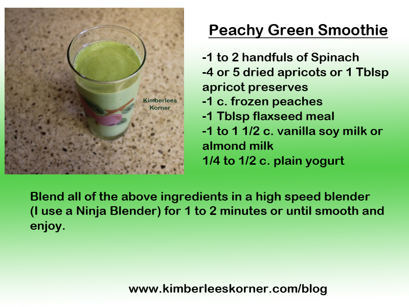 Peachy Green Smoothie Recipe