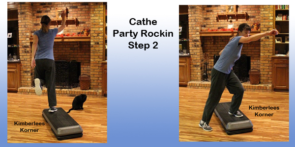 Cathe Party Rockin Step 2
