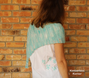 Asymmetrical Knit River Wrap Knitting Pattern Kimberlees Korner