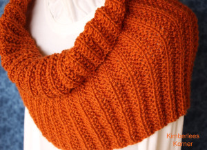 rib knit cape pattern from Kimberlees Korner