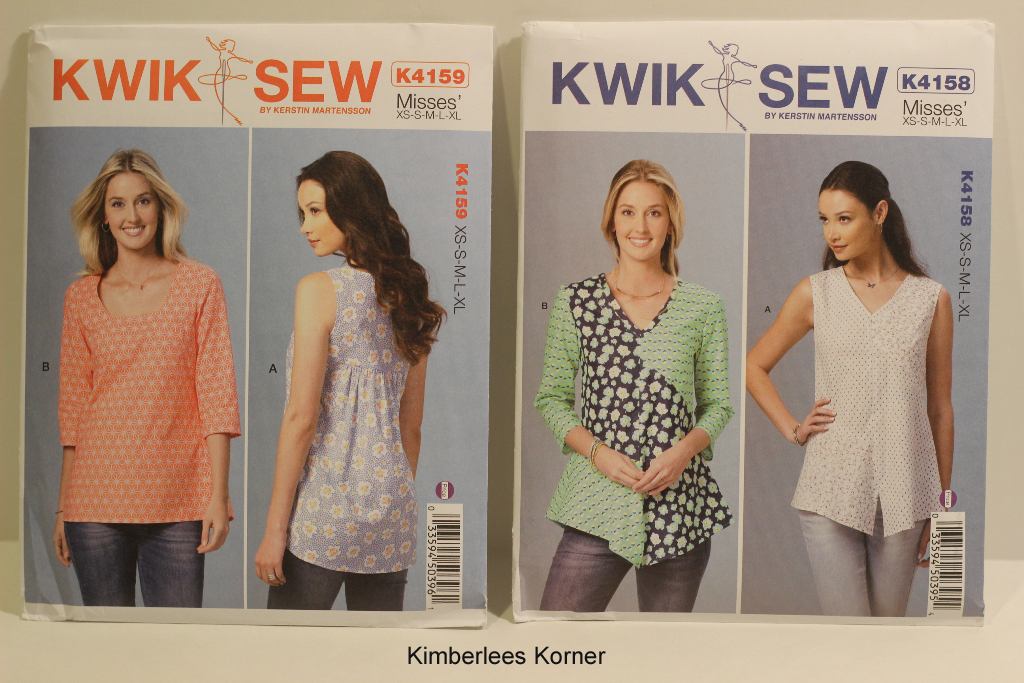 New woven top patterns from Kwik Sew
