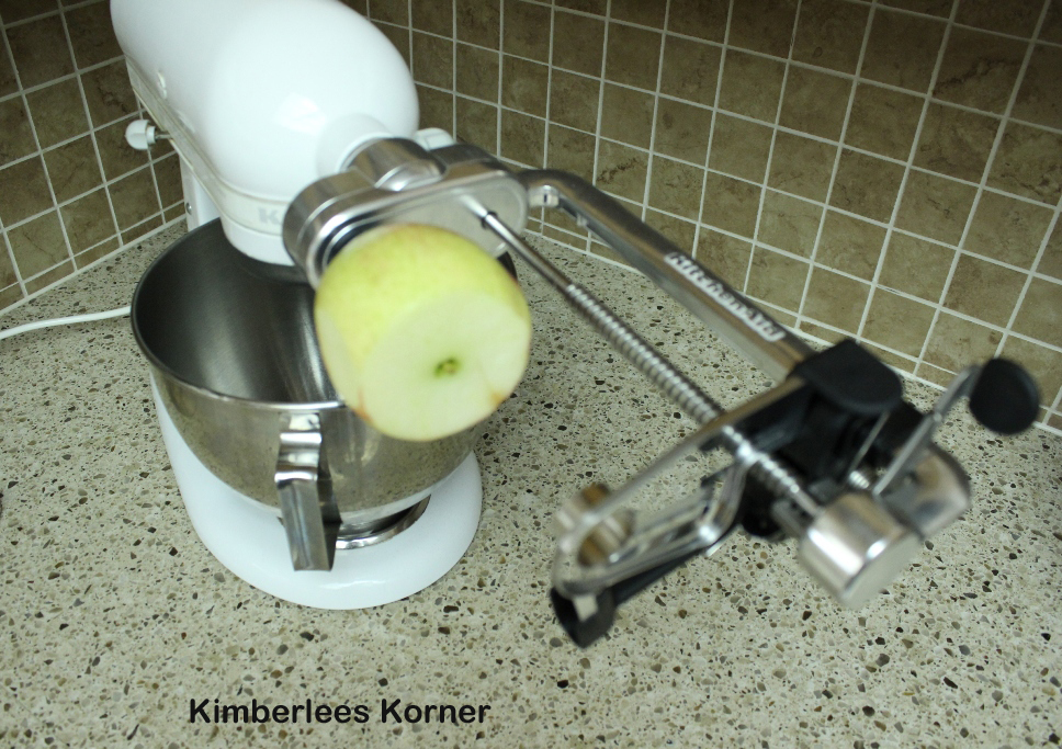 kitchen aid spiralizer with apple