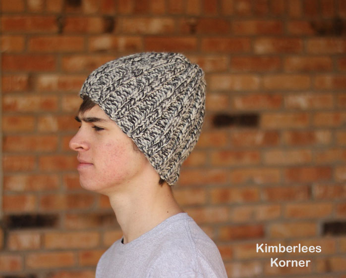 Wool Rib Knit Hat from Kimberlees Korner